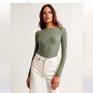 Abercrombie open back bodysuit